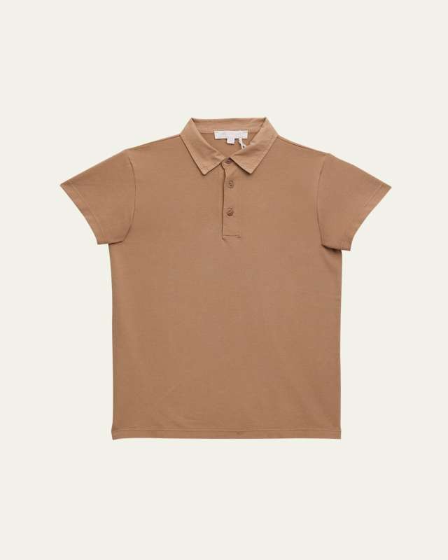 Boy's Jersey Polo Shirt, Size 4-12